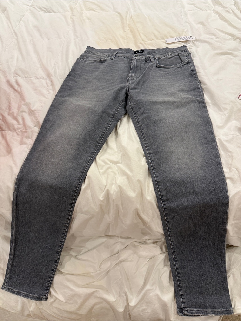 Hudson Jeans Men’s Slim Straight Gray Denim